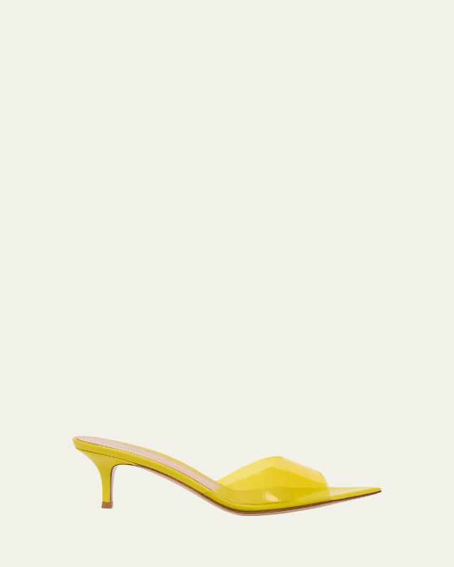 Elle Glass Nuit Slide Sandals